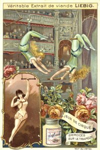 Trapeze artists by European School